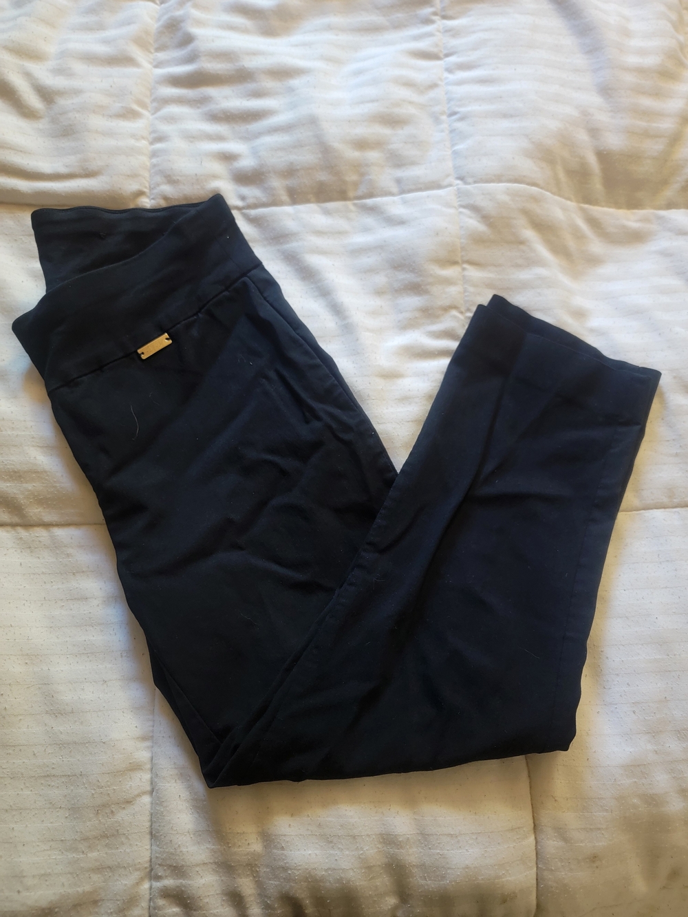INC International Concepts Black Ponte Legging Pants